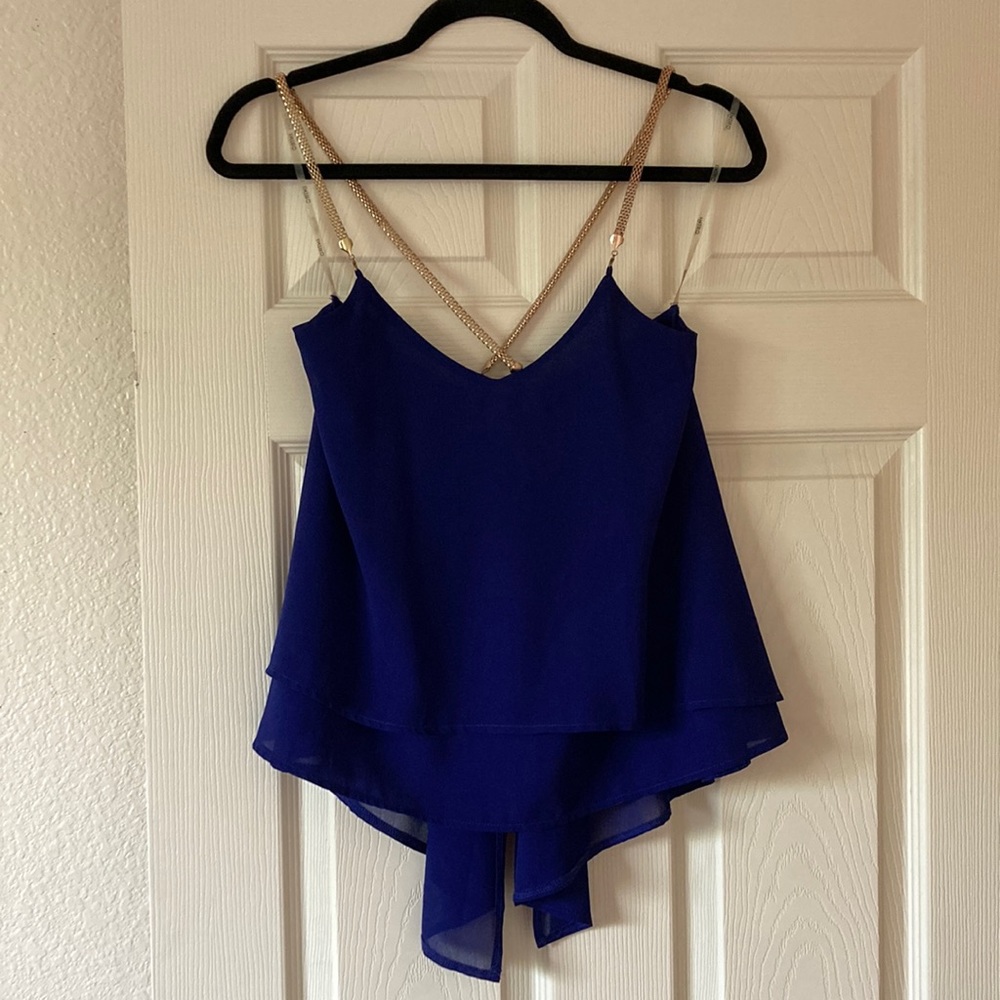 Sexy Royal Blue Crop
